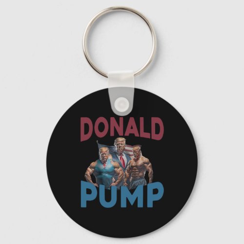 Donald Pump Gift Meme Funny Election  Keychain