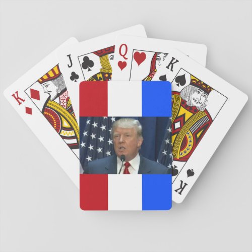 Donald Trummp on a Playing Card Deck