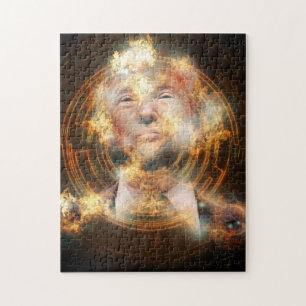 Donald Trump 11x14 Photo Puzzle with Gift Box