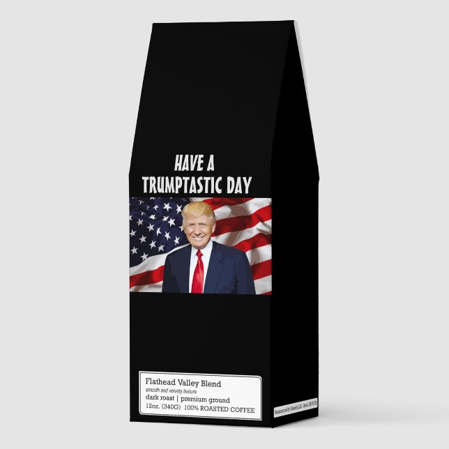 DONALD TRUMP 16 oz Roasted Coffee (Front)