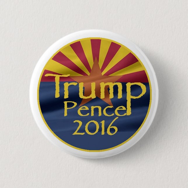Donald TRUMP 2016 Button (Front)