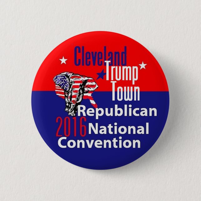 Donald TRUMP 2016 Button (Front)