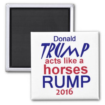 Donald Trump 2016 Magnet by samappleby at Zazzle