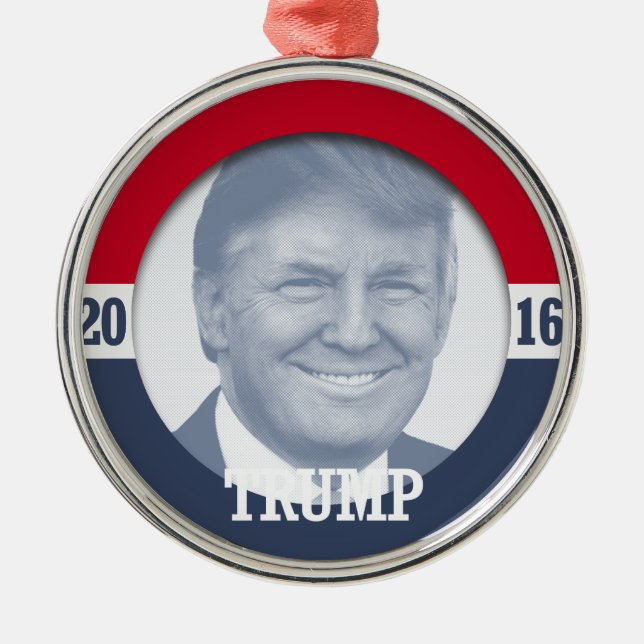 Donald Trump 2016 Metal Ornament (Front)