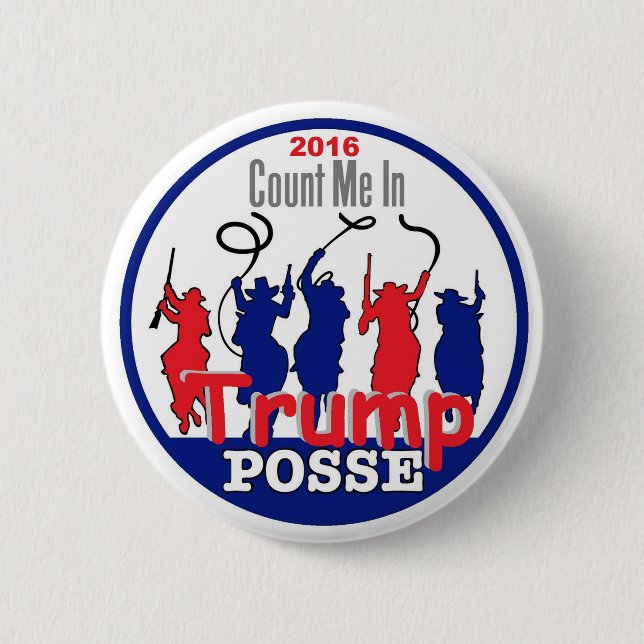 Donald TRUMP 2016 Pinback Button (Front)