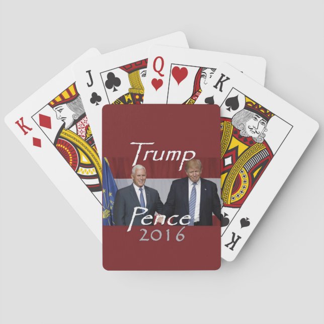 Donald TRUMP 2016 Poker Cards (Back)