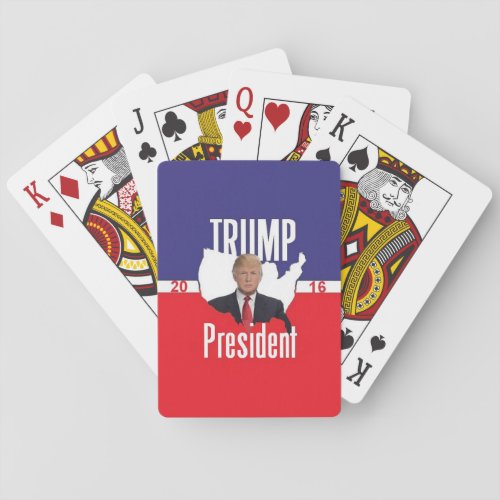 Donald TRUMP 2016 Poker Cards