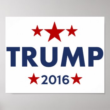Donald Trump 2016 Poster by EST_Design at Zazzle