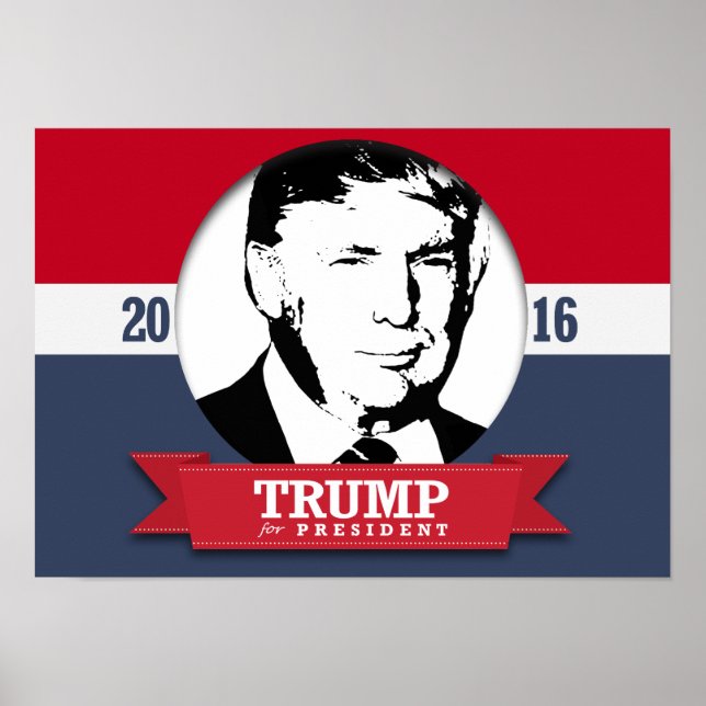 DONALD TRUMP 2016 POSTER (Front)