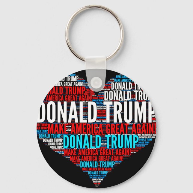 Donald Trump 2016 Presidential Candidate Keychain (Front)