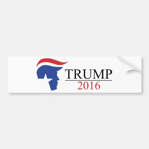 Donald Trump 2016 Presidential Logos Bumper Sticker