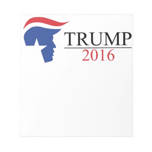 Donald Trump 2016 Presidential Logos Notepad