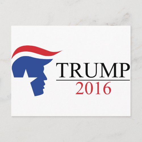 Donald Trump 2016 Presidential Logos Postcard