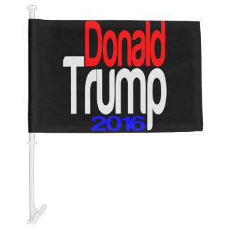 Donald Trump 2016 Red White and Blue Car Flag