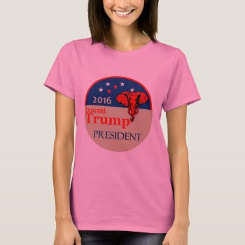 Donald Trump 2016 T-shirt by samappleby at Zazzle