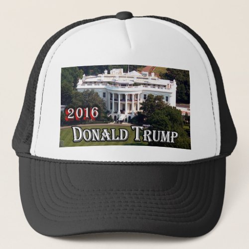 Donald Trump 2016  White House Trucker Hat