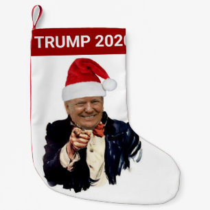 Donald Trump 2020 Christmas Small Christmas Stocking