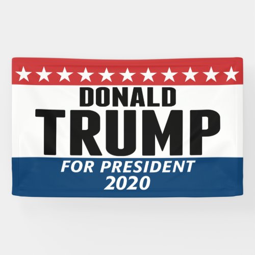 Donald Trump 2020 _ Classic Design Banner