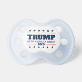 Donald Trump 2020 election Keep America Great Pacifier (Front)