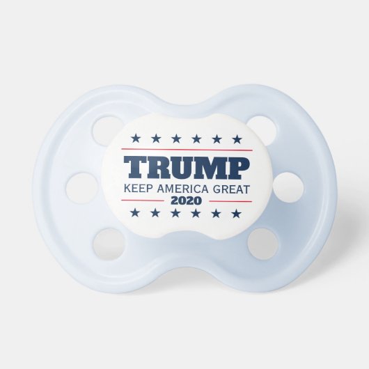 Donald Trump 2020 election Keep America Great Pacifier (Front)