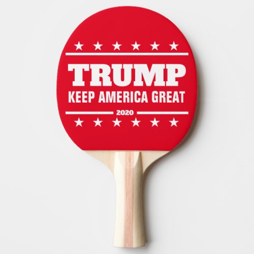 Donald Trump 2020 election Keep America Great Ping Pong Paddle