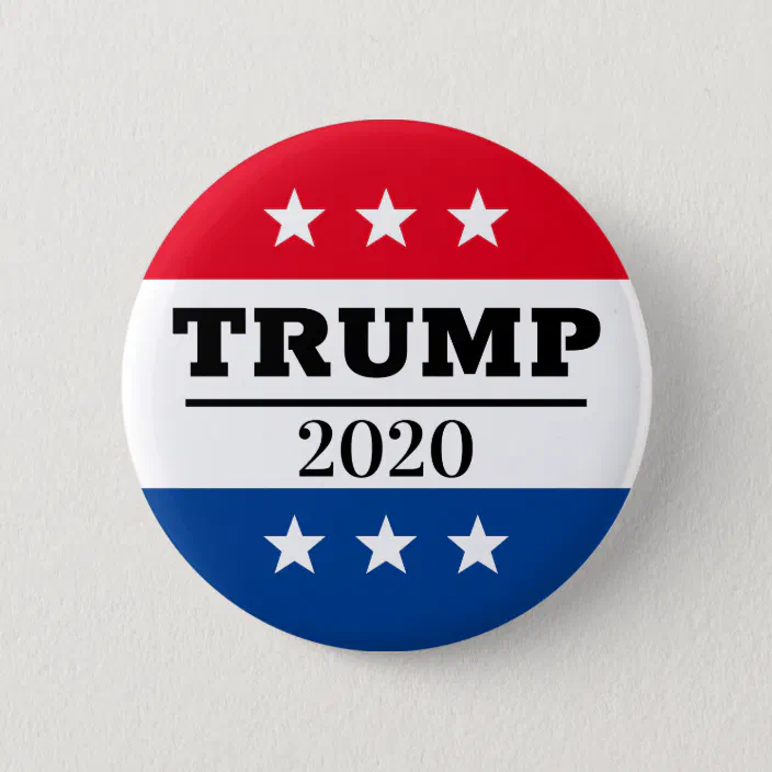 Donald TRUMP 2020 Election President Badge Button Pin Campaign Brooch Metal *1 