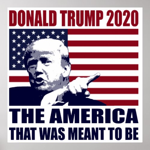Donald Trump 2020 For President Election 2020 Poster