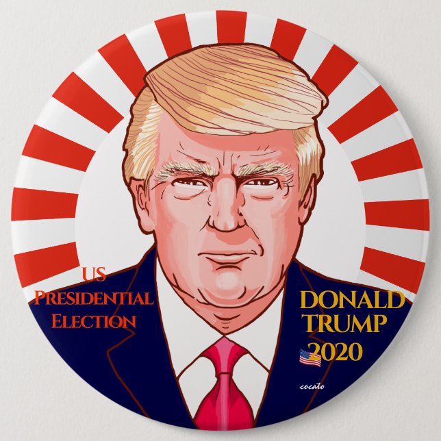 Donald Trump - 2020 - presidential election Button (Front)