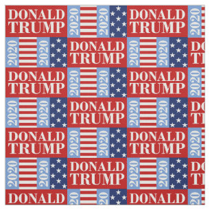 Donald Trump 2020 Vote For Red President Election Fabric