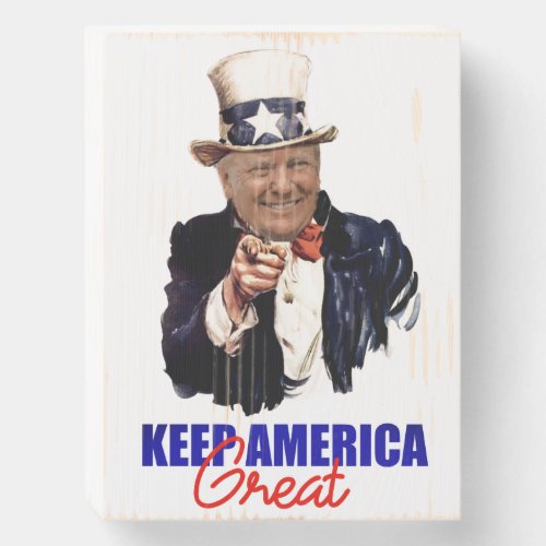 Donald Trump 2020 Wooden Box Sign