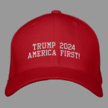 Donald Trump 2024 America First Red Hat