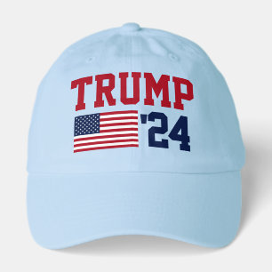 Donald Trump 2024 American Flag Hat