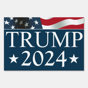Donald Trump 2024 American FLAG Sign