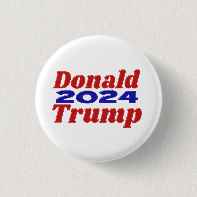 Donald Trump 2024  Button (Front)