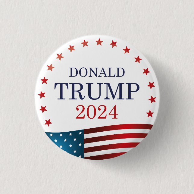 Donald Trump 2024 Button (Front)