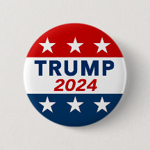 Donald Trump 2024 Button