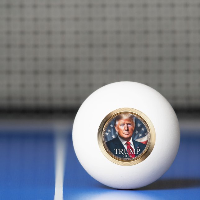Donald Trump 2024 Campaign Collectible Ping Pong Ball (Net)