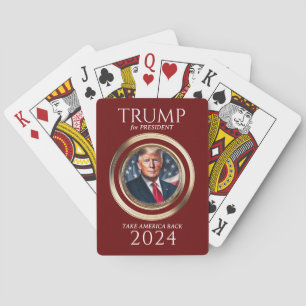 Donald Trump 2024 Campaign Collectible Poker Cards