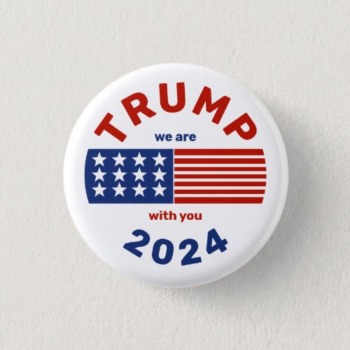 Donald Trump 2024 Campaign Round Button