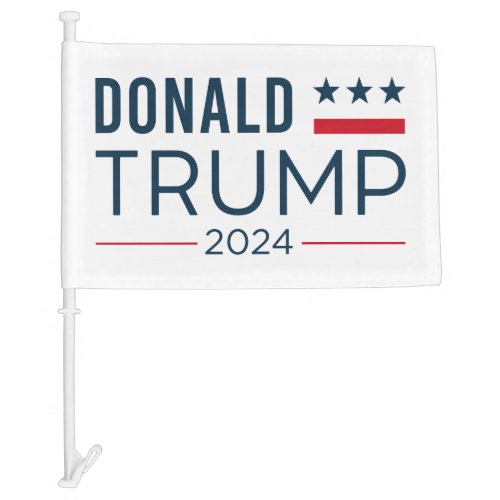 Donald Trump 2024 Car Flag