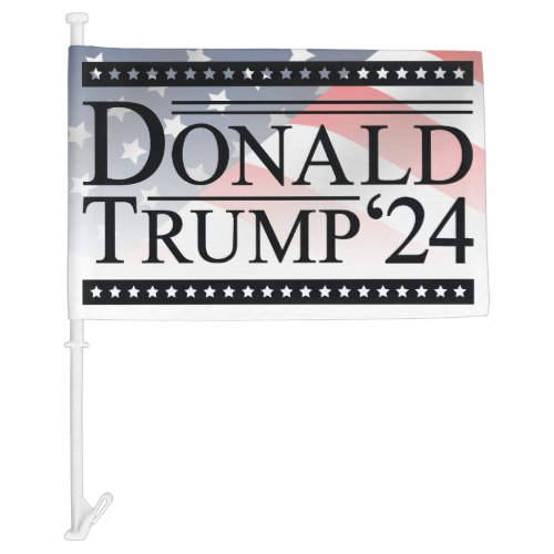 Donald Trump 2024 Car Flag