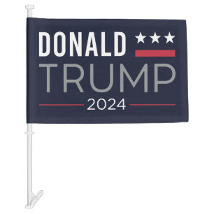 Donald Trump 2024 Car Flag