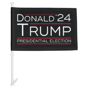 Donald Trump 2024 Car Flag