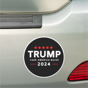 Donald Trump 2024 Car Magnet