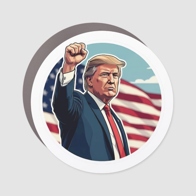 Donald Trump 2024 Car Magnet (Front)