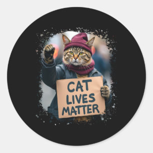 Donald Trump 2024 Cats  Classic Round Sticker
