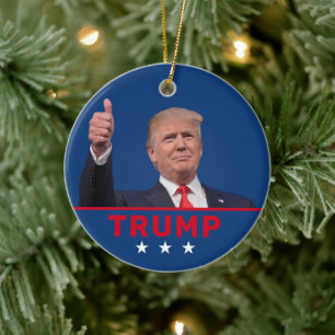 Donald Trump 2024  Ceramic Ornament