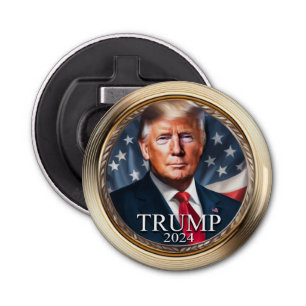 Donald Trump 2024 Collectible Campaign Bottle Opener