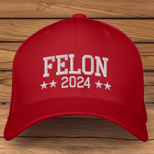Donald Trump 2024 Convicted Felon  Embroidered Baseball Cap
