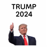 Donald Trump 2024 Cutout<br><div class="desc">I love it when I wake up in the morning and Donald Trump is president!</div>